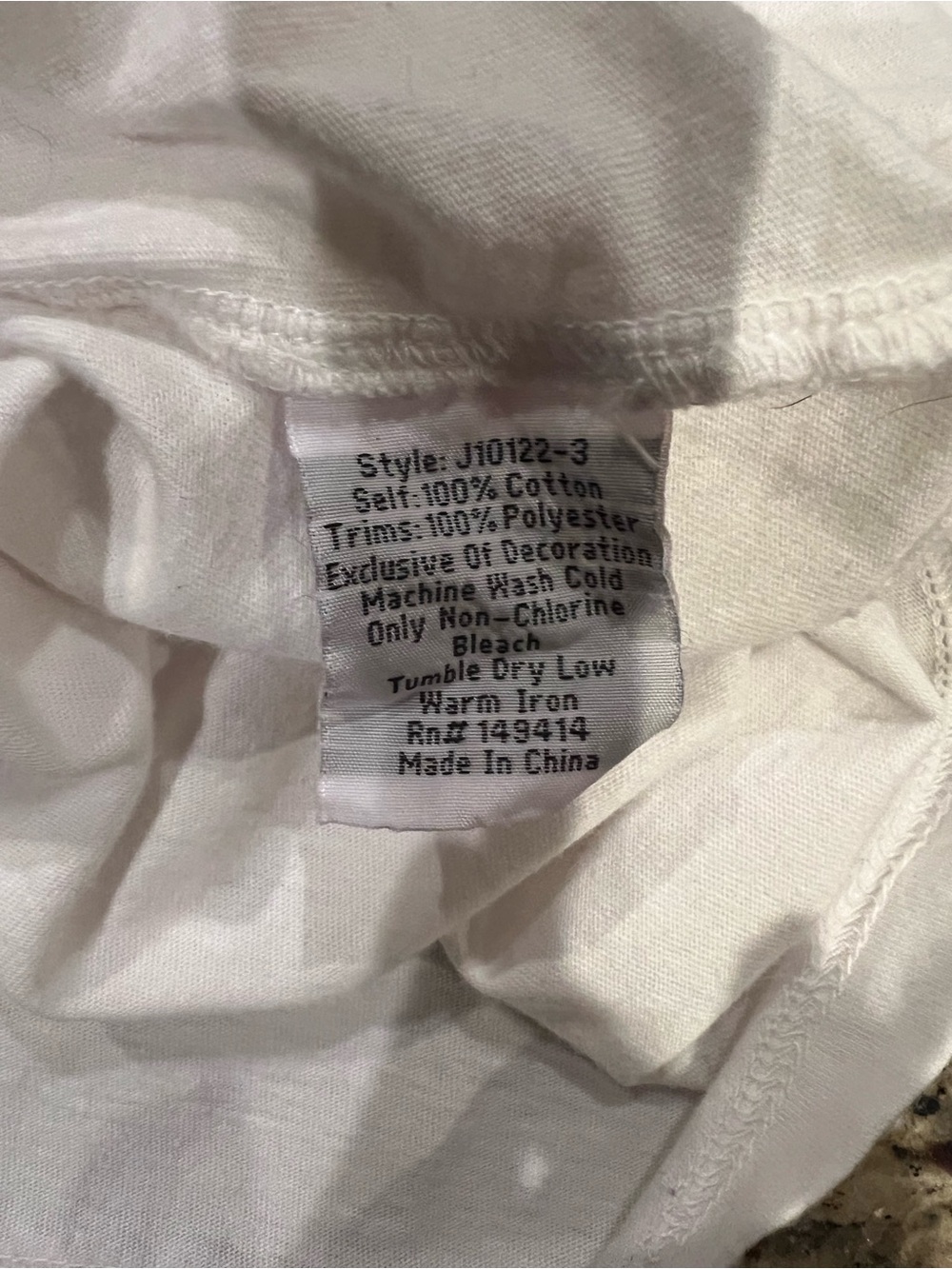 Johnny Was heavily embroidered tee, size large - Picture 4 of 6